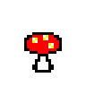 Red Mushroom Sprite Or Icon