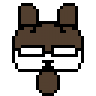 Puppy With Glasses Sprite Or Icon